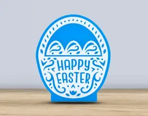 Easter - Happy Easter Basket- Standing Easter Decor