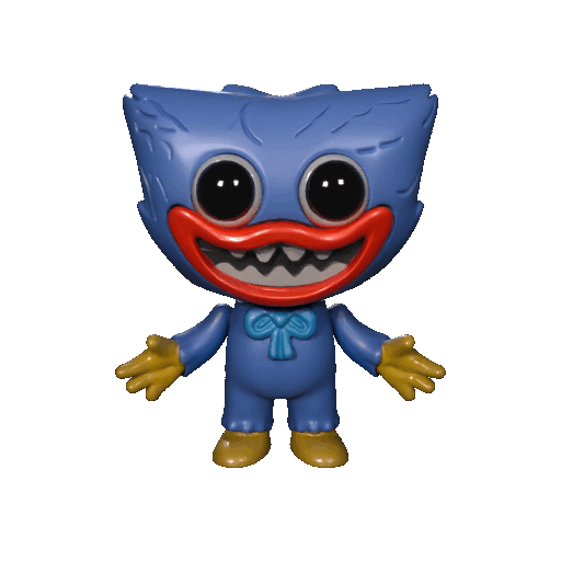Figura 3D Huggy Wuggy de Poppy Playtime Fan Art 3D