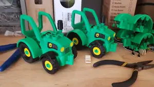 Duplo Compatible Tractor, John Deere Colors