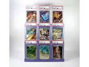 9 Card PSA Slab Display Stand