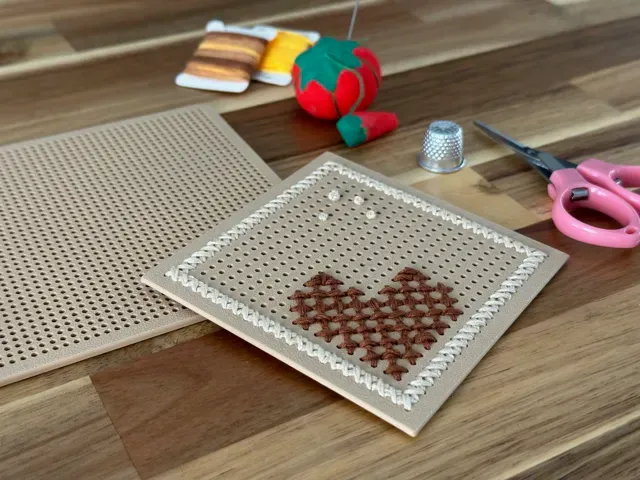 Parametric Cross Stitch Square & Rectangle Plate — Фото 2 из 3
