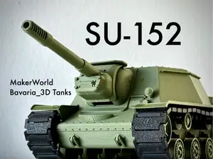 SU-152 Self-Propelled Heavy Howitzer 1/35 Scale