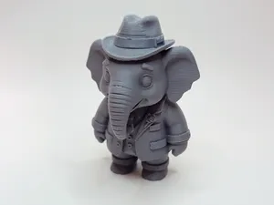 Cooler Elefant "Safari Duke" mit Stilfigur