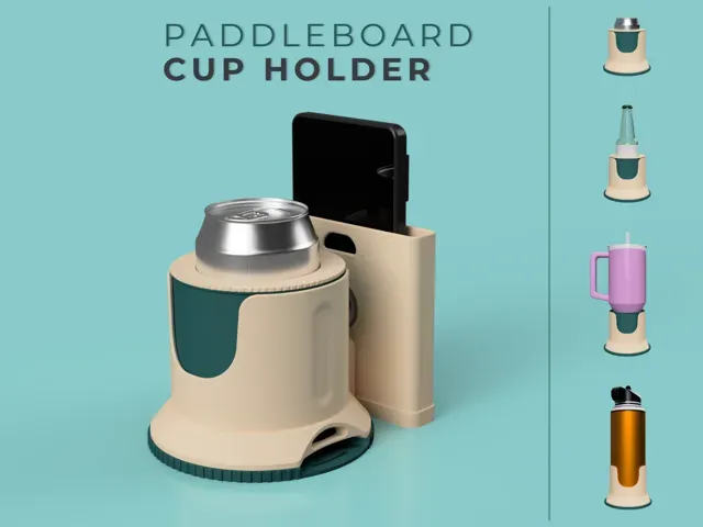 SUP CUP Pro: Secure Paddleboard Cup Holder System