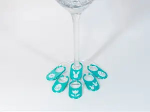 Easter Wine Charms