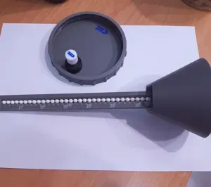 BB Ball Counting Ruler with Funnel