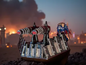 Defense laser cannon Miniatur