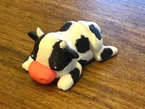 Mini Flexi Cow – Articulated Print in Place