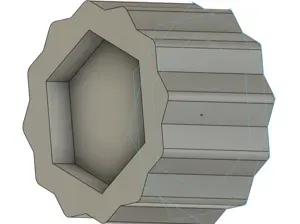 3/4 PVC Plug to 1-3/8 12pt socket adaptor