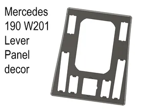 Mercedes 190 W201 Lever Panel decor