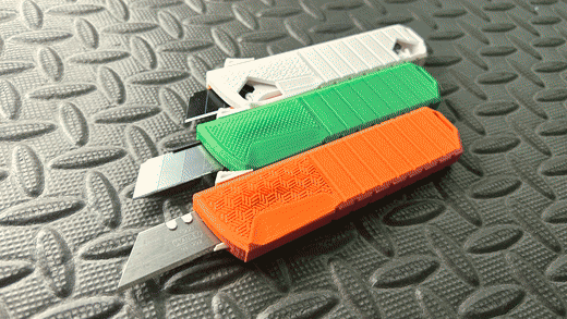 OTF Pro Trapezoid & 18mm Utility Knife O-Eng'ed