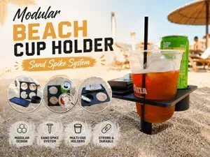Modular Beach Cup Holder - Sand Spike System