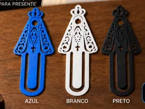 marca-página de Nossa Senhora Aparecida