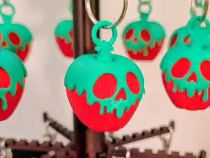 Poison Apple Keychain - No AMS