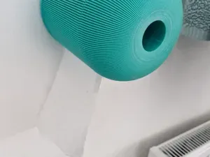 ribbed Toilet Paper / Roll Holder Dispenser