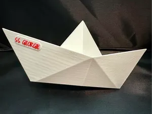 SS GEORGIE Paper Boat IT - We all float down here