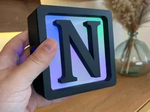 Lichtbox N // Baue Wörter selbst, modular & LED