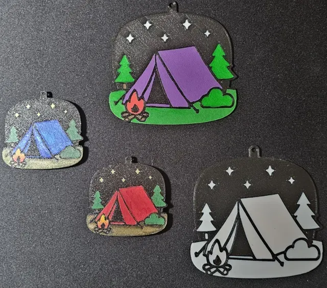 Camping themed tent ornament — Фото 3 из 3