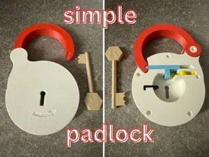Simple Padlock (education model)