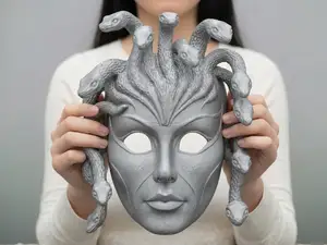 Mythical Medusa Mask - Gorgon Style