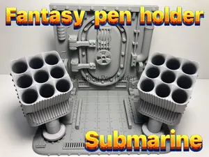 Fantasy Pen Holder Submarine