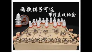 趣味中国象棋，两款棋子，带收纳盒