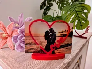 Romantischer Valentinstags Fotohalter
