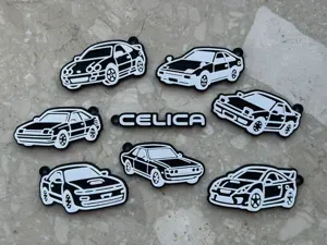 Toyota Celica Inspired Keychain Collection