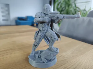 Mandalorian Inspired Figurine
