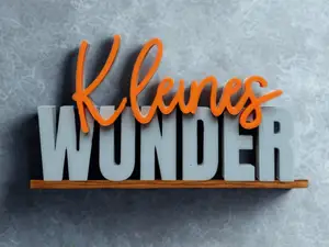 00068 Schriftzug Kleines Wunder