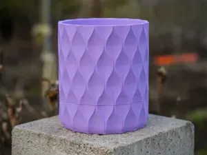 TWIST-OFF PLANTER - WAVES