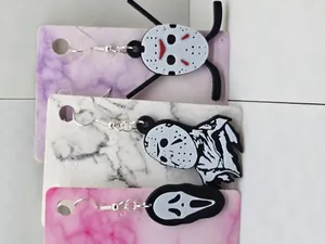 Jason and Ghost face Earrings