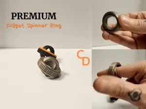The Premium Fidget Spinner Ring Desktop Pocket