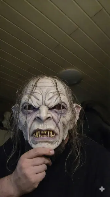 Gollum / Sméagol Maske Herr der Ringe / LOTR — Фото 2 из 4