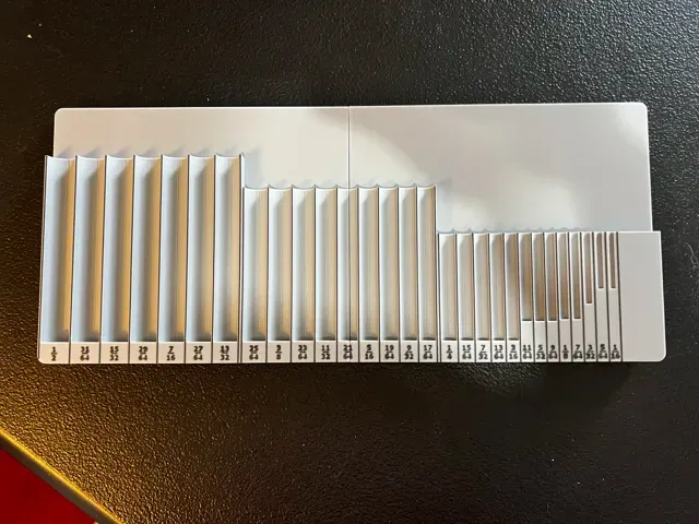 Gridfinity Drill Bit Toolbox Organizer - Split — Image 6 of 7