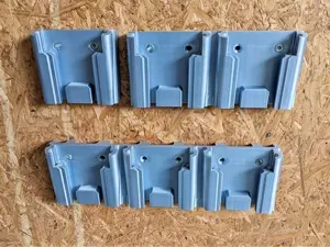 Angled Milwaukee M18 Wall Mount Battery Holder