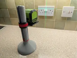 Adjustable Height Laser Level Platform