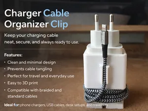 Charger cable organizer
