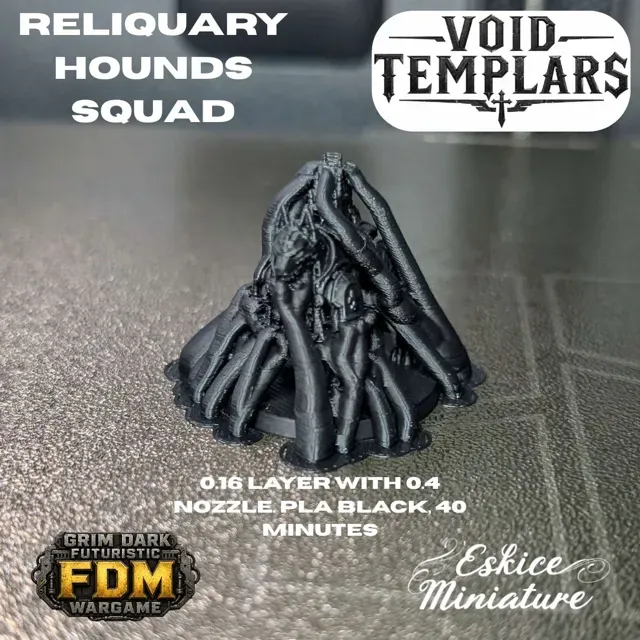 Reliquary Hounds Squad – Templars, 32mm Grim Reach — Фото 4 из 5