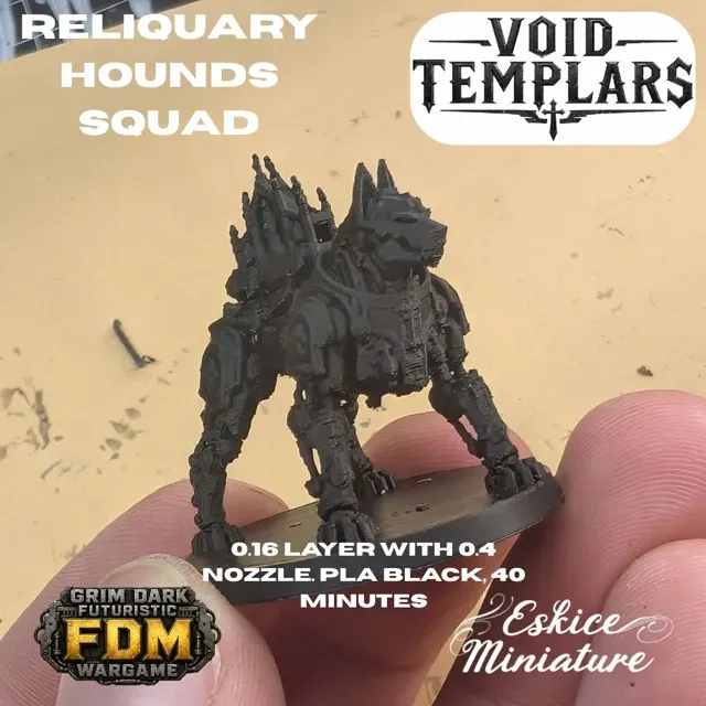 Reliquary Hounds Squad – Templars, 32mm Grim Reach — Фото 2 из 5