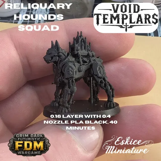 Reliquary Hounds Squad – Templars, 32mm Grim Reach — Фото 3 из 5