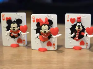 Valentine's Queen of Hearts Minnie Mouse Card