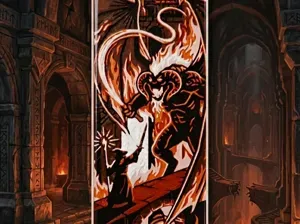 Gandalf vs the Balrog bookmark - Lord of the Rings
