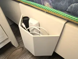 床头悬空收纳盒