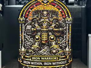 Chaos Iron Warriors 40k Lightbox; Space Marine