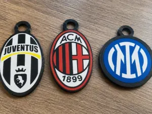 NFC Keychain Medallions – Milan, Inter & Juventus