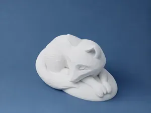 Chibi Fox Figurine | Sleeping Guardian