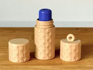 Geometric Diamond Lip Balm Holder