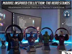 Marvel Inspired Headphone Stand Collection Holder