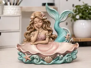 Vassoio portaoggetti a tema sirena